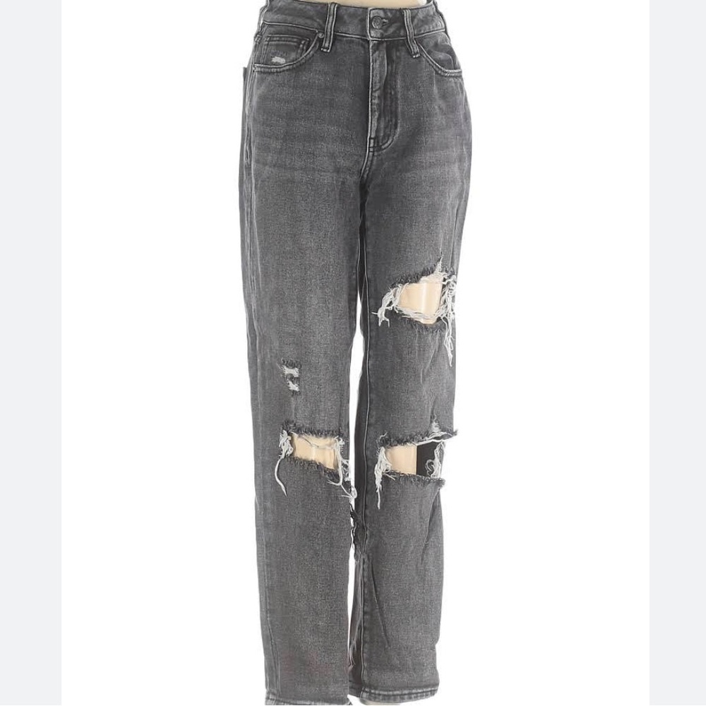 Pacsun High Rise Distressed Mom Jeans